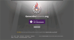 Desktop Screenshot of genocidioarmenio.org